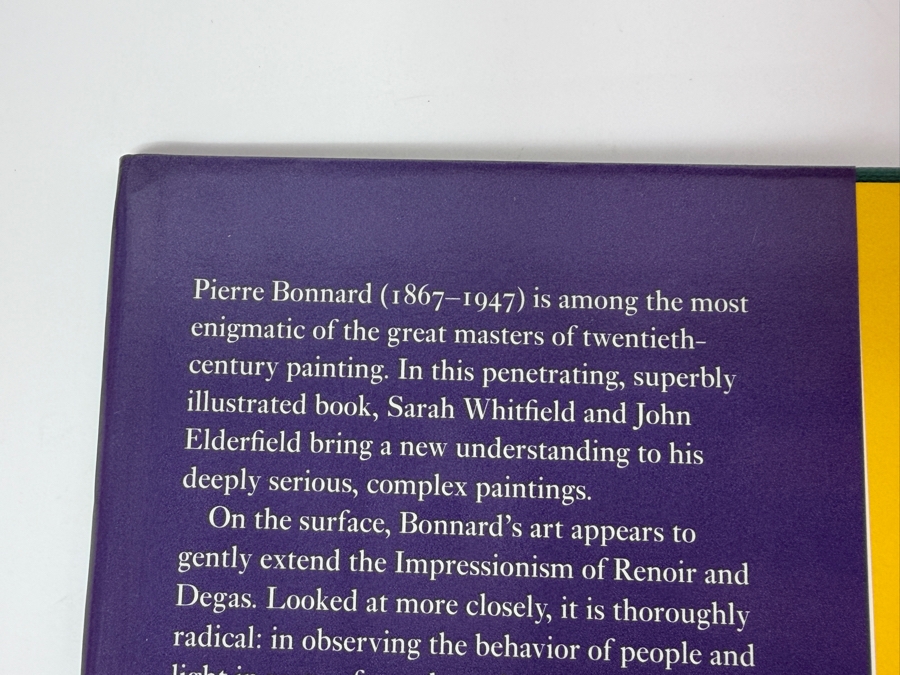 Hardcover Art Book Bonnard By Sarah Whitfield 1998 [Photo 3]