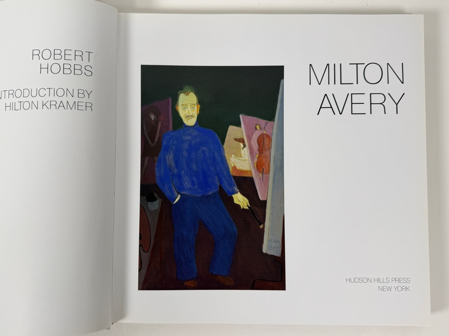Hardcover Art Book Milton Avery By Robert Hobbs Second Printing 1990 [Photo 3]