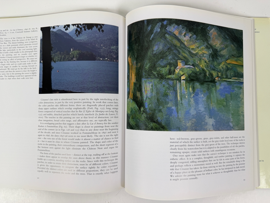 Hardcover Art Book Cezanne Landscape Into Art By Pavel Machotka 1996 [Photo 6]
