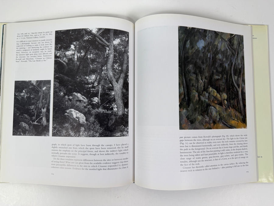 Hardcover Art Book Cezanne Landscape Into Art By Pavel Machotka 1996 [Photo 5]