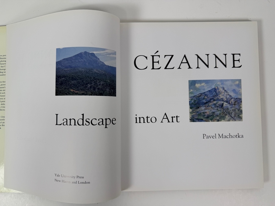 Hardcover Art Book Cezanne Landscape Into Art By Pavel Machotka 1996 [Photo 2]