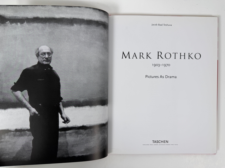 Hardcover Art Book Mark Rothko 1903-1970 Pictures As Drama By Jacob Baal-Teshuva 2009 Taschen [Photo 2]