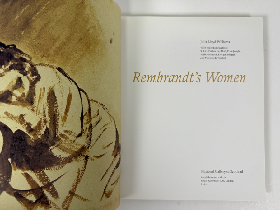 Softcover Art Book Rembrandt's Women By Julia Lloyd Williams 2001 [Photo 2]