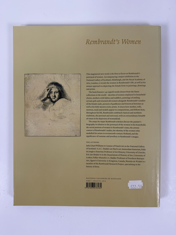 Softcover Art Book Rembrandt's Women By Julia Lloyd Williams 2001 [Photo 7]