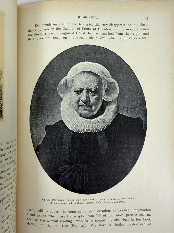 Softcover Art Book Rembrandt Monographs On Artists By H. Knackfuss 1899 [Photo 6]
