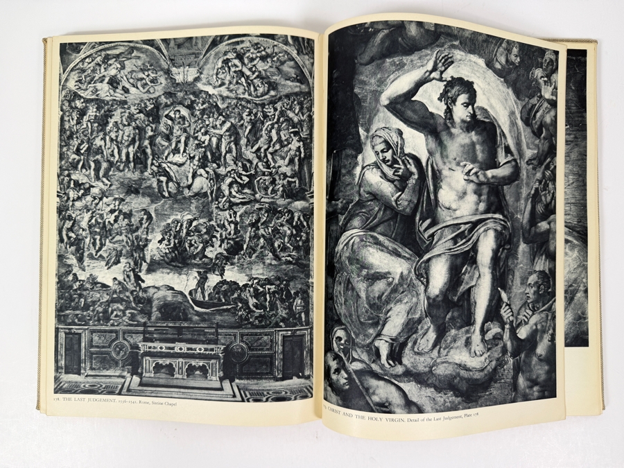 Hardcover Art Book Michelangelo: Paintings, Sculpture, Architecture (Complete Edition) By Ludwig Goldscheider 1954 Phaeton Press Ltd, London  [Photo 6]