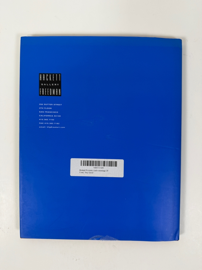 Softcover Exhibition Catalog Roland Petersen: Early Paintings 1958-1969, Hackett-Freedman Gallery 2002. 
 [Photo 8]