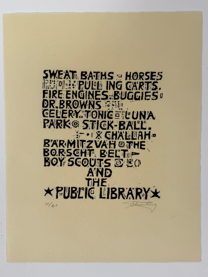 Harry Sternberg (1904-2001, American) Rare Signed Limited Edition Woodcut On Paper Signed By Harry Sternberg And Numbered 10 Of 40 - Paper Measures 10'W X 12.5'H [Photo 2]