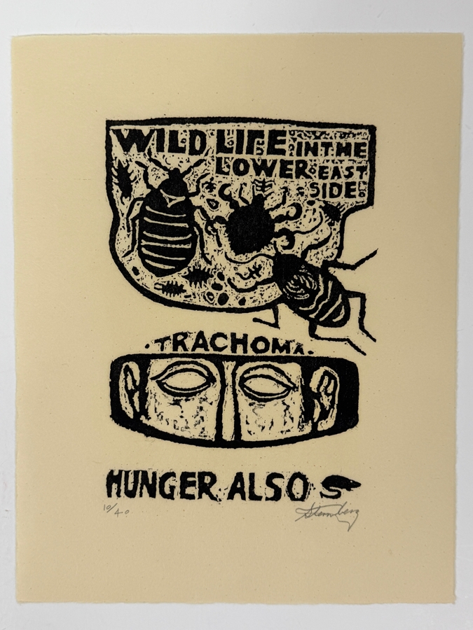 Harry Sternberg (1904-2001, American) Rare Signed Limited Edition Woodcut On Paper Signed By Harry Sternberg And Numbered 10 Of 40 - Paper Measures 10'W X 12.5'H [Photo 5]