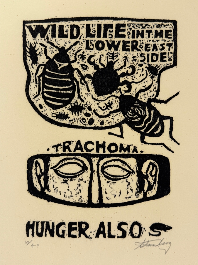 Harry Sternberg (1904-2001, American) Rare Signed Limited Edition Woodcut On Paper Signed By Harry Sternberg And Numbered 10 Of 40 - Paper Measures 10'W X 12.5'H