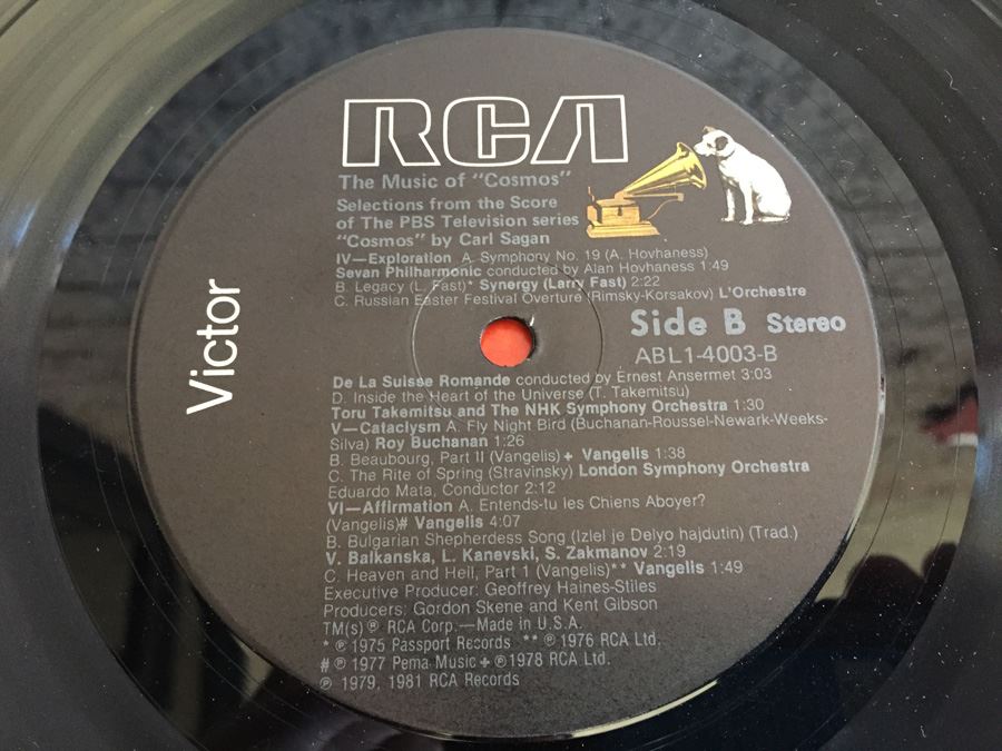 The Music Of Cosmos - RCA Victor ‎- ABL1-4003 [Photo 8]