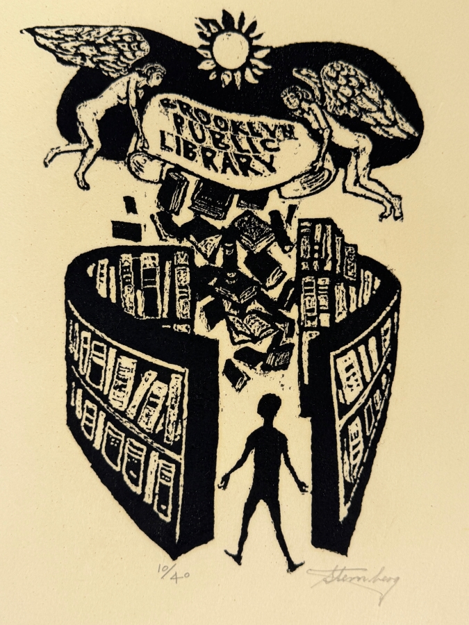 Harry Sternberg (1904-2001, American) Rare Signed Limited Edition Woodcut On Paper Signed By Harry Sternberg And Numbered 10 Of 40 - Paper Measures 10'W X 12.5'H