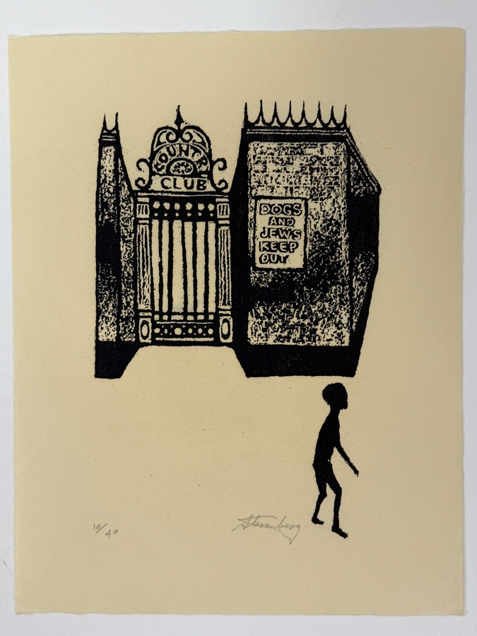 Harry Sternberg (1904-2001, American) Rare Signed Limited Edition Woodcut On Paper Signed By Harry Sternberg And Numbered 10 Of 40 - Paper Measures 10'W X 12.5'H [Photo 3]