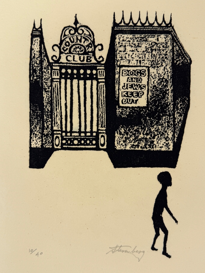 Harry Sternberg (1904-2001, American) Rare Signed Limited Edition Woodcut On Paper Signed By Harry Sternberg And Numbered 10 Of 40 - Paper Measures 10'W X 12.5'H