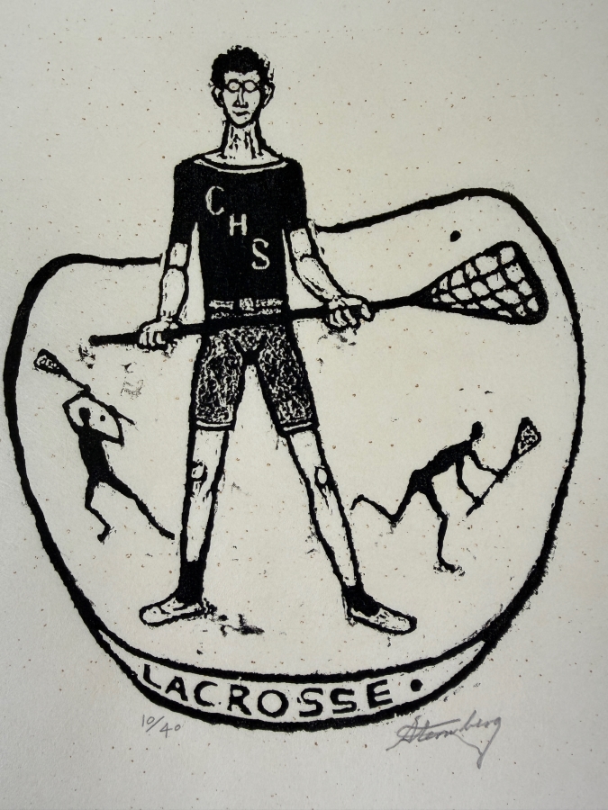 Harry Sternberg (1904-2001, American) Rare Signed Limited Edition Woodcut On Paper Signed By Harry Sternberg And Numbered 10 Of 40 - Paper Measures 10'W X 12.5'H