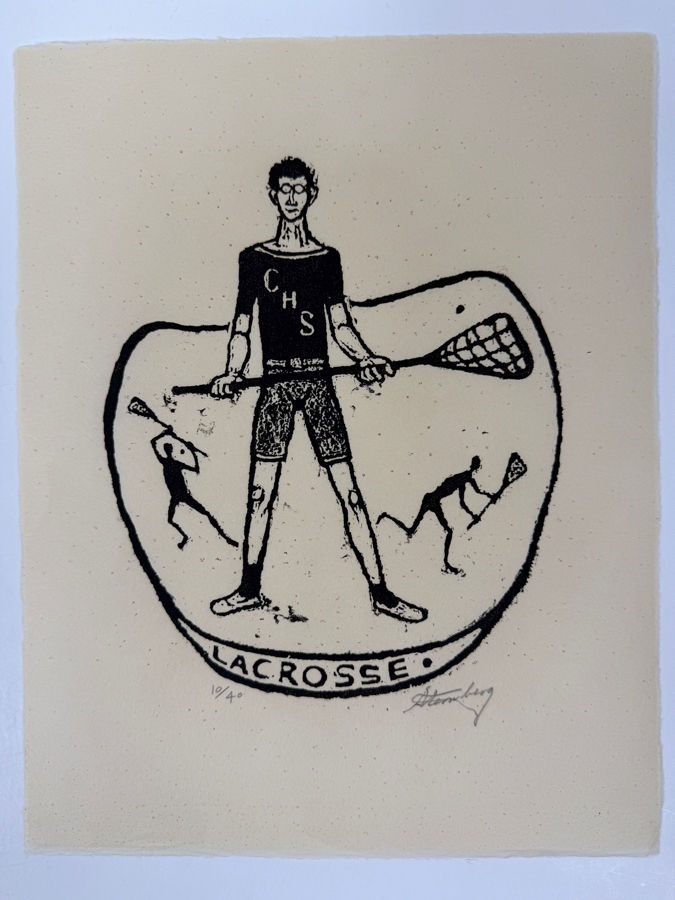 Harry Sternberg (1904-2001, American) Rare Signed Limited Edition Woodcut On Paper Signed By Harry Sternberg And Numbered 10 Of 40 - Paper Measures 10'W X 12.5'H [Photo 3]