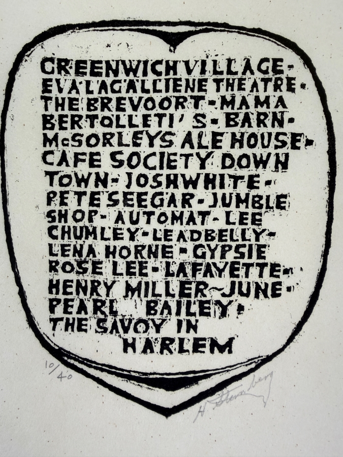 Harry Sternberg (1904-2001, American) Rare Signed Limited Edition Woodcut On Paper Signed By Harry Sternberg And Numbered 10 Of 40 - Paper Measures 10'W X 12.5'H