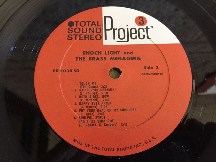 Enoch Light And The Brass Menagerie ‎- Enoch Light And The Brass Menagerie - Project 3 Total Sound ‎- PR 5036 SD [Photo 8]