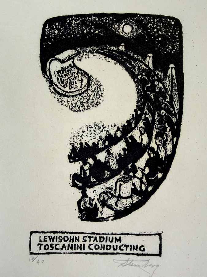 Harry Sternberg (1904-2001, American) Rare Signed Limited Edition Woodcut On Paper Signed By Harry Sternberg And Numbered 10 Of 40 - Paper Measures 10'W X 12.5'H [Photo 5]