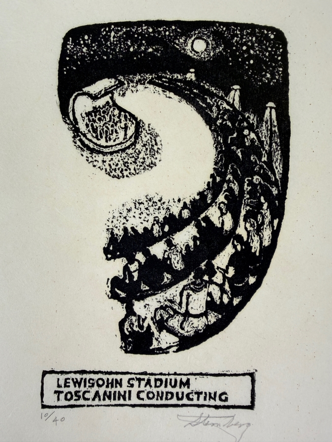 Harry Sternberg (1904-2001, American) Rare Signed Limited Edition Woodcut On Paper Signed By Harry Sternberg And Numbered 10 Of 40 - Paper Measures 10'W X 12.5'H