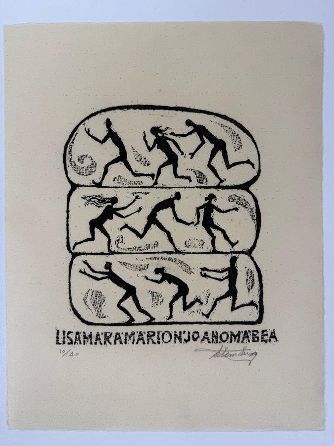 Harry Sternberg (1904-2001, American) Rare Signed Limited Edition Woodcut On Paper Signed By Harry Sternberg And Numbered 10 Of 40 - Paper Measures 10'W X 12.5'H [Photo 3]