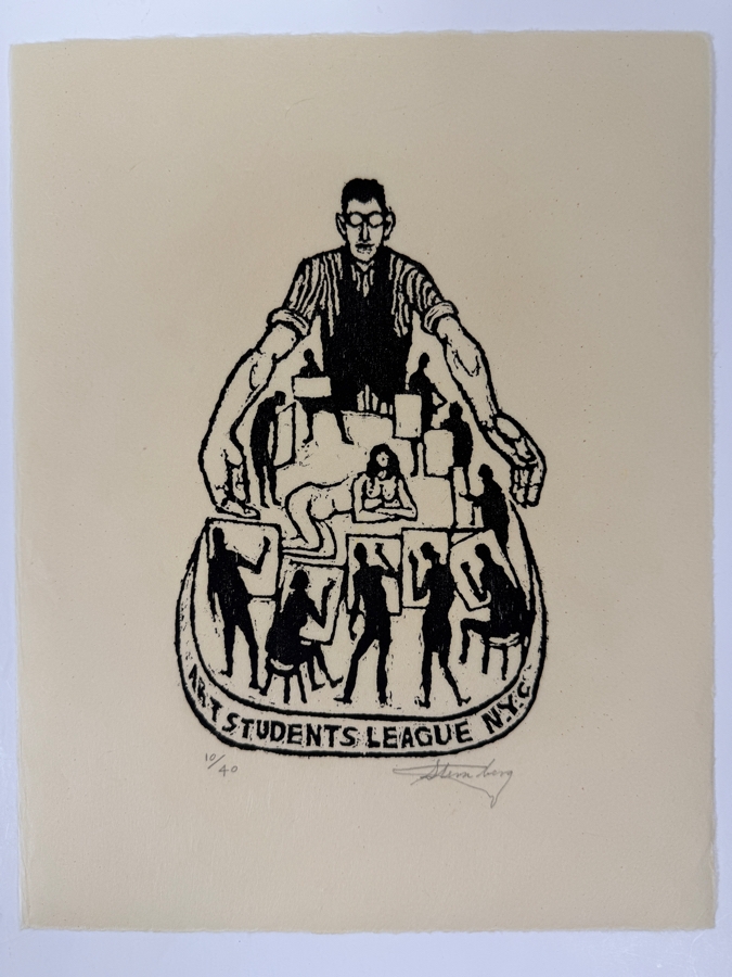 Harry Sternberg (1904-2001, American) Rare Signed Limited Edition Woodcut On Paper Signed By Harry Sternberg And Numbered 10 Of 40 - Paper Measures 10'W X 12.5'H [Photo 3]