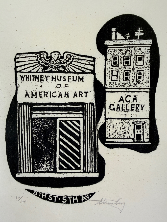 Harry Sternberg (1904-2001, American) Rare Signed Limited Edition Woodcut On Paper Signed By Harry Sternberg And Numbered 10 Of 40 - Paper Measures 10'W X 12.5'H