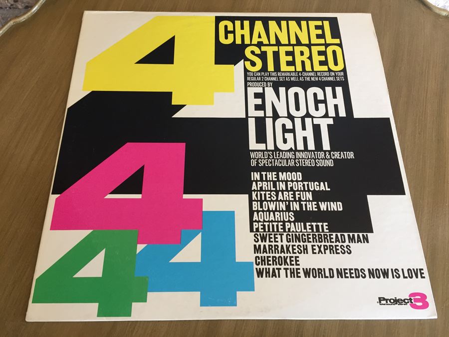 Enoch Light ‎- 4 Channel Stereo - Project 3 ‎- PR-D700 - Quadraphonic [Photo 1]