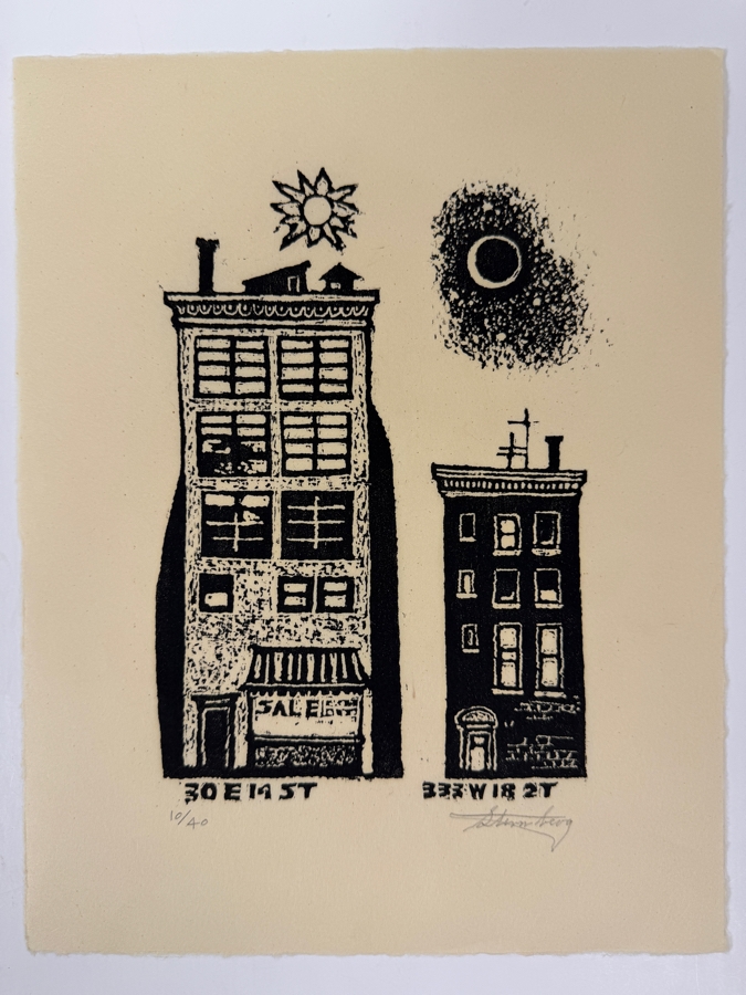 Harry Sternberg (1904-2001, American) Rare Signed Limited Edition Woodcut On Paper Signed By Harry Sternberg And Numbered 10 Of 40 - Paper Measures 10'W X 12.5'H [Photo 2]