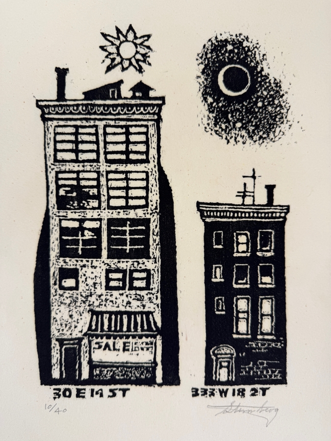 Harry Sternberg (1904-2001, American) Rare Signed Limited Edition Woodcut On Paper Signed By Harry Sternberg And Numbered 10 Of 40 - Paper Measures 10'W X 12.5'H