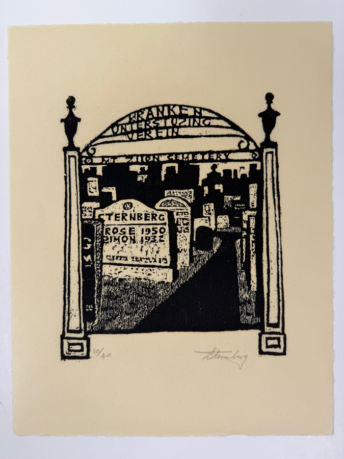 Harry Sternberg (1904-2001, American) Rare Signed Limited Edition Woodcut On Paper Signed By Harry Sternberg And Numbered 10 Of 40 - Paper Measures 10'W X 12.5'H [Photo 3]