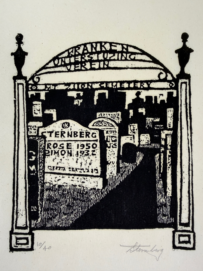 Harry Sternberg (1904-2001, American) Rare Signed Limited Edition Woodcut On Paper Signed By Harry Sternberg And Numbered 10 Of 40 - Paper Measures 10'W X 12.5'H