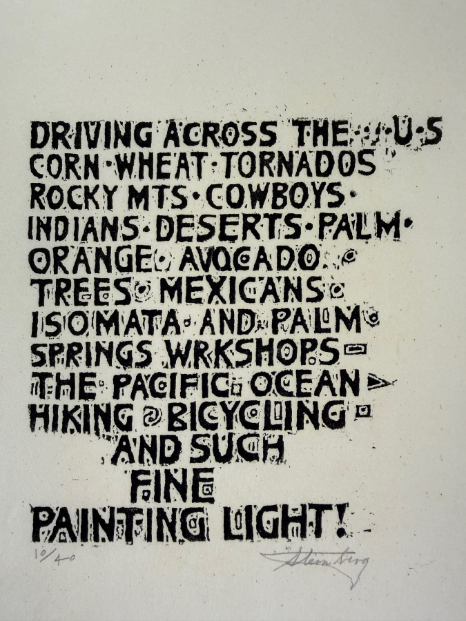 Harry Sternberg (1904-2001, American) Rare Signed Limited Edition Woodcut On Paper Signed By Harry Sternberg And Numbered 10 Of 40 - Paper Measures 10'W X 12.5'H