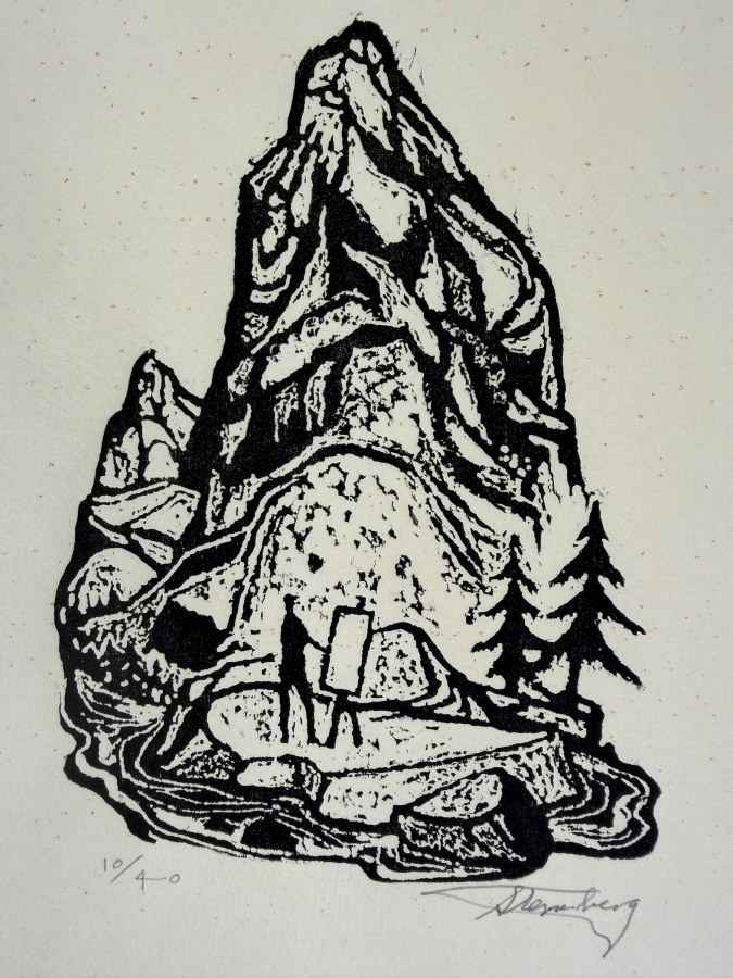 Harry Sternberg (1904-2001, American) Rare Signed Limited Edition Woodcut On Paper Signed By Harry Sternberg And Numbered 10 Of 40 - Paper Measures 10'W X 12.5'H