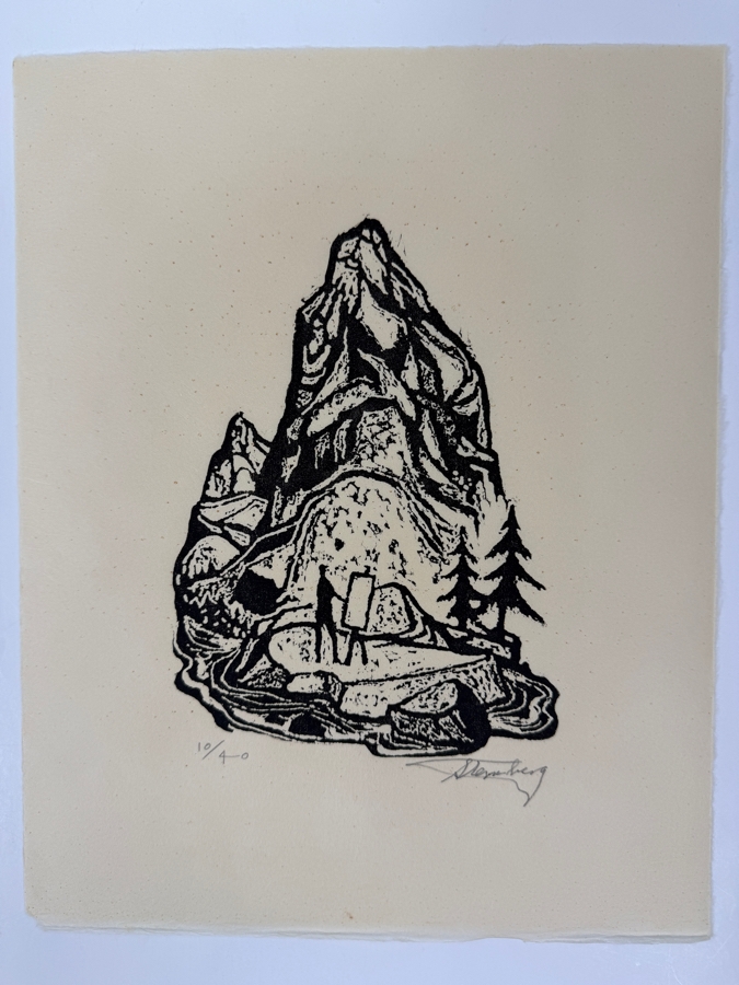 Harry Sternberg (1904-2001, American) Rare Signed Limited Edition Woodcut On Paper Signed By Harry Sternberg And Numbered 10 Of 40 - Paper Measures 10'W X 12.5'H [Photo 4]