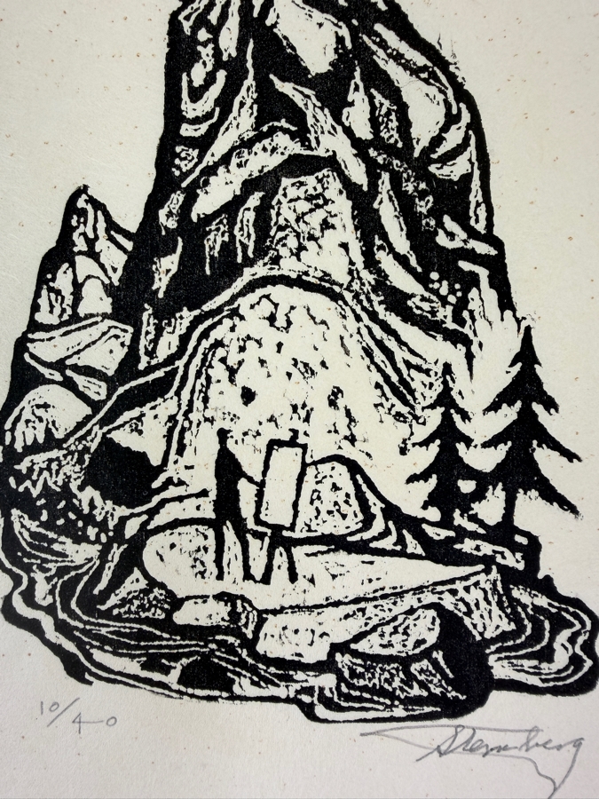 Harry Sternberg (1904-2001, American) Rare Signed Limited Edition Woodcut On Paper Signed By Harry Sternberg And Numbered 10 Of 40 - Paper Measures 10'W X 12.5'H [Photo 2]