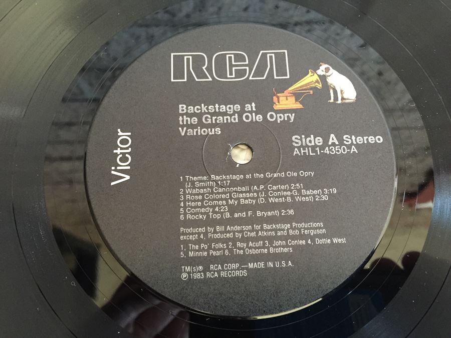 Bill Anderson - Backstage At The Grand Ole Opry - RCA ‎- AHL1-4350 [Photo 6]