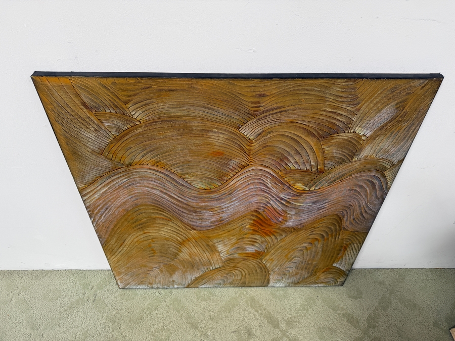 Gerrit Greve (1948-2024, Cardiff by the Sea, CA) Original Acrylic Painting On Canvas 2010 Signed Verso 36' X 36' Estimate $1,100 - $2,200 [Photo 3]