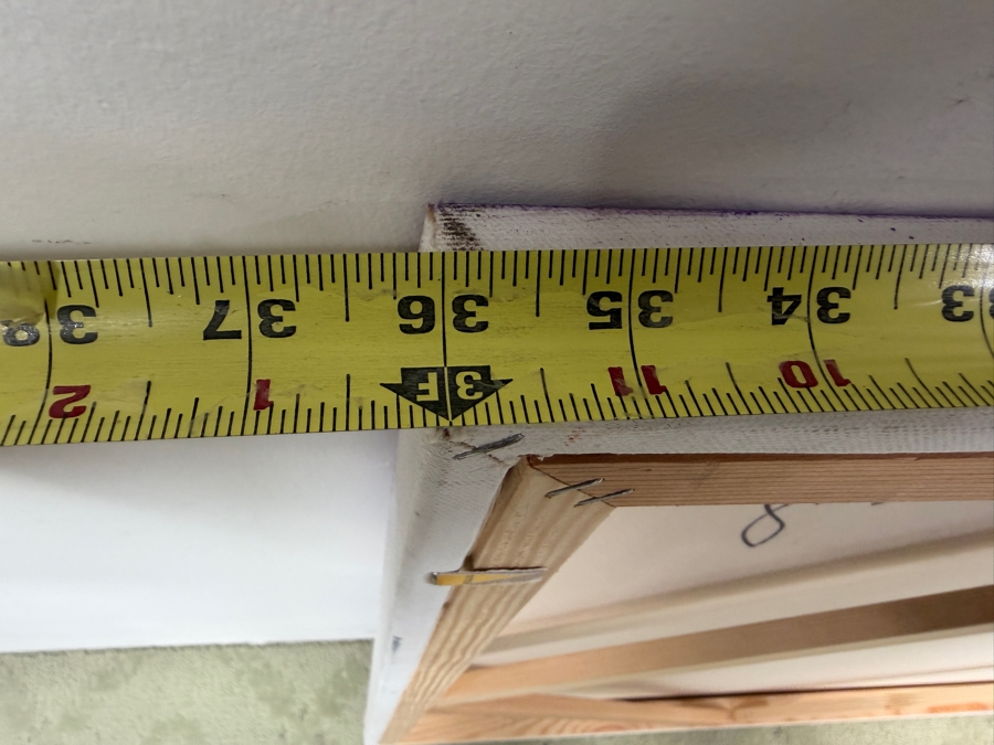 Gerrit Greve (1948-2024, Cardiff by the Sea, CA) Original Acrylic Painting On Canvas Titled 'Underwater' Dated 2021 Signed Lower Left And Verso 36' X 36' Estimate $1,100 - $2,200 [Photo 8]