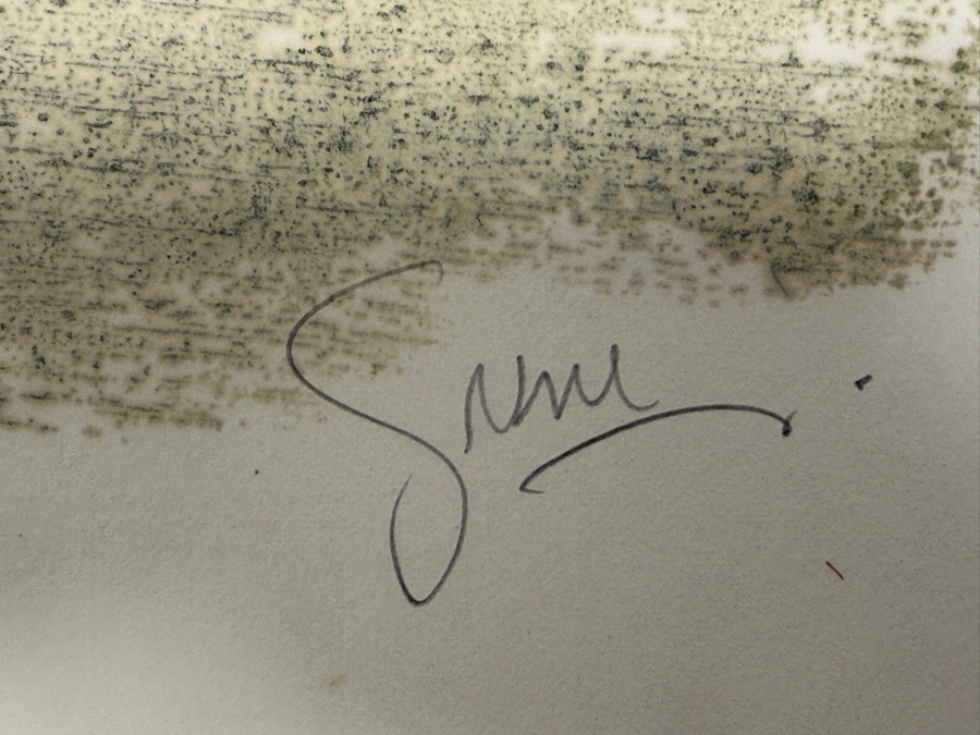 Gerrit Greve (1948-2024, Cardiff by the Sea, CA) Original Abstract Acrylic Painting On Paper Untitled Signed Bottom Right 22.5' x 28.5” Estimate $500 - $1,000 [Photo 6]