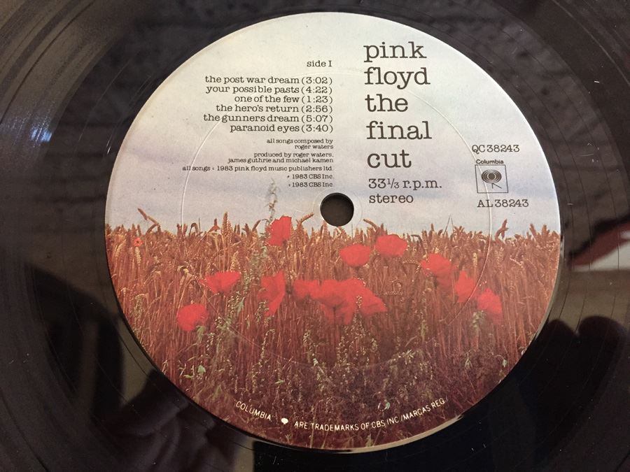 Pink Floyd ‎- The Final Cut - Columbia ‎- QC 38243 [Photo 6]