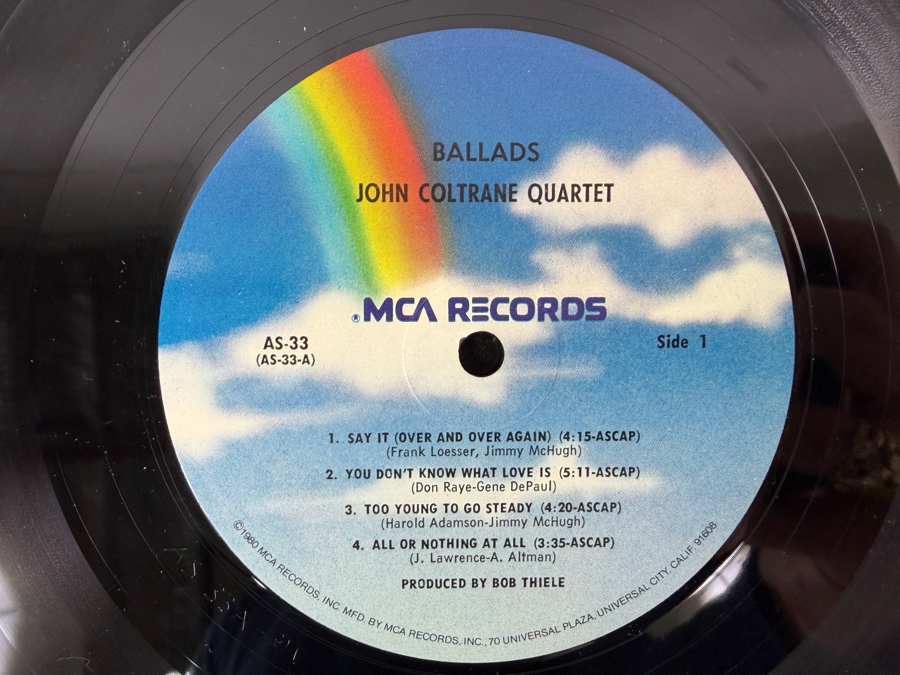 John Coltrane Quartet - Ballads - Impulse! AS-33 - 1963 Vinyl Record [Photo 5]
