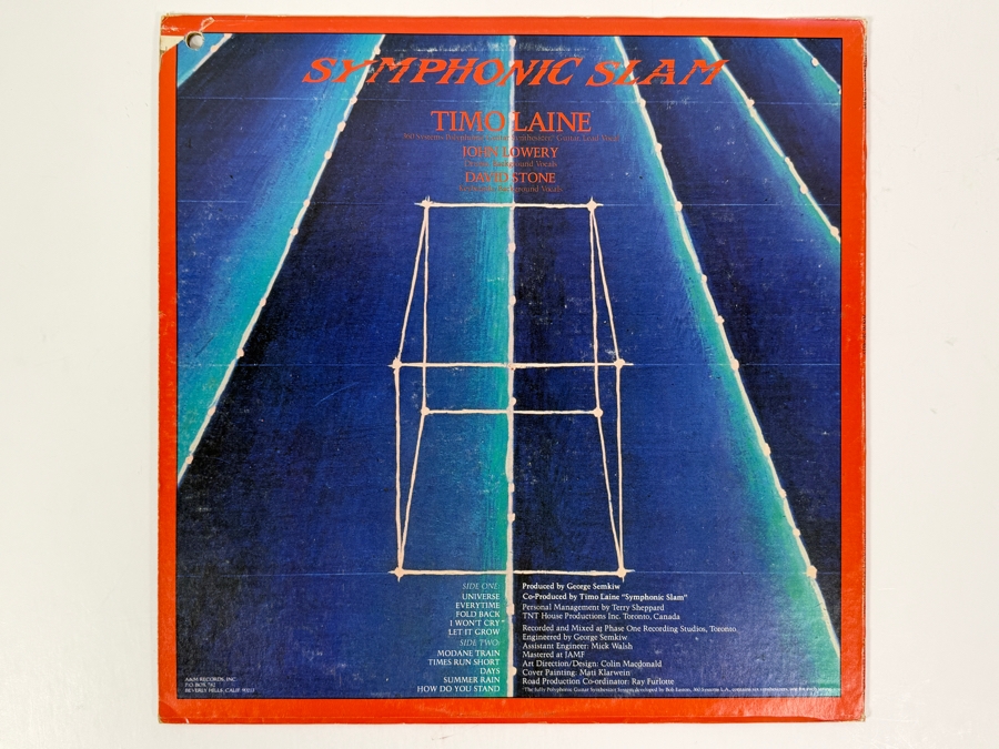 Symphonic Slam - Let It Grow A&M Records SP-4619 1976 Vinyl Record [Photo 2]