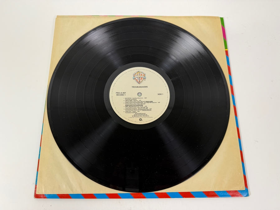 Troublemakers - PRO-A-857 - 1979 Island Records - Vinyl Record - Compilation Record Featuring Sex Pistols, DEVO, Public Image Ltd., Nico And More [Photo 8]