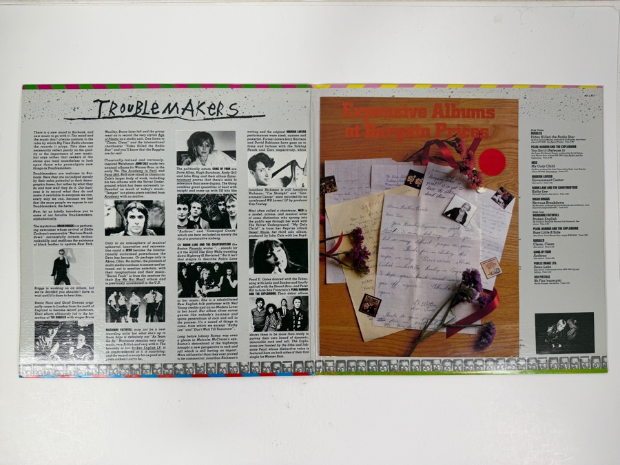 Troublemakers - PRO-A-857 - 1979 Island Records - Vinyl Record - Compilation Record Featuring Sex Pistols, DEVO, Public Image Ltd., Nico And More [Photo 2]