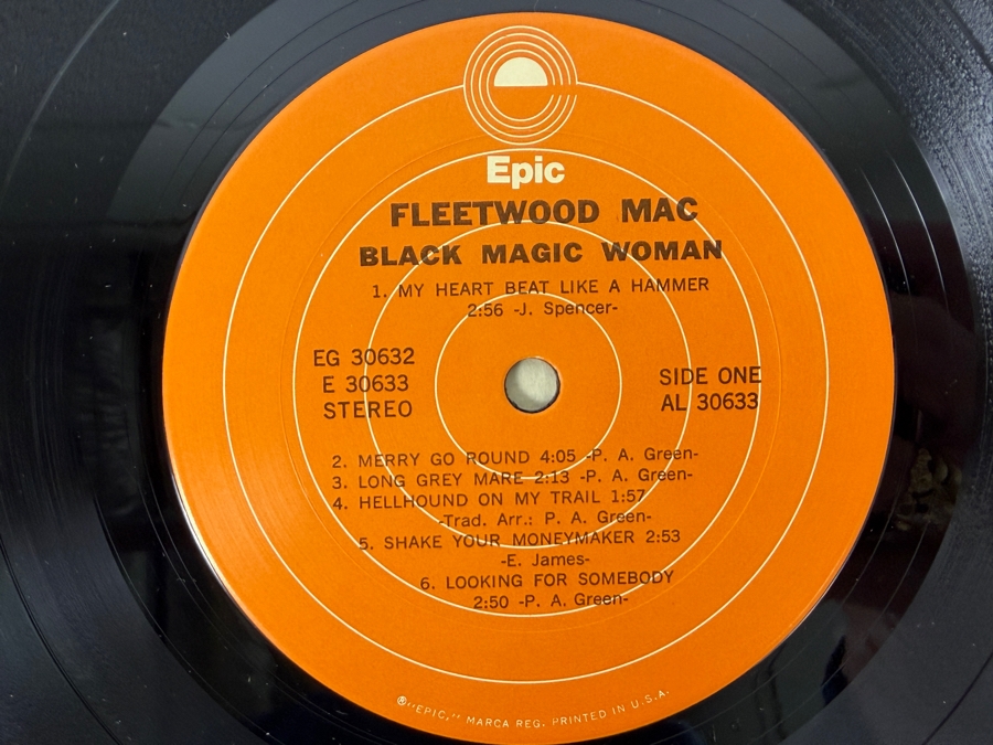 Fleetwood Mac - Black Magic Woman - Epic EG 30632 - 1968 - Vinyl Record [Photo 5]