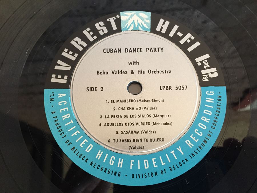 Bebo Valdez And His Orchestra - Cuban Dance Party - Everest ‎- LPBR 5057 [Photo 6]
