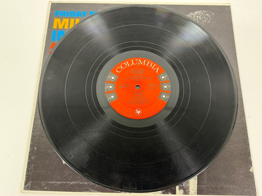 Miles Davis - Friday Night In Person At The Blackhawk, San Francisco Volume 1. Columbia Records, CL 1669, 1961. Vinyl Record [Photo 5]