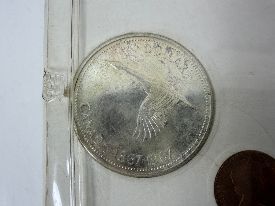 1965 Silver Canadian Uncirculated Coin Set, 1967 Silver Canadian Uncirculated Coin Set And 1968 Canadian Coin Set [Photo 6]