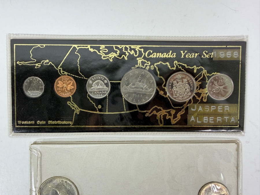 1965 Silver Canadian Uncirculated Coin Set, 1967 Silver Canadian Uncirculated Coin Set And 1968 Canadian Coin Set [Photo 7]